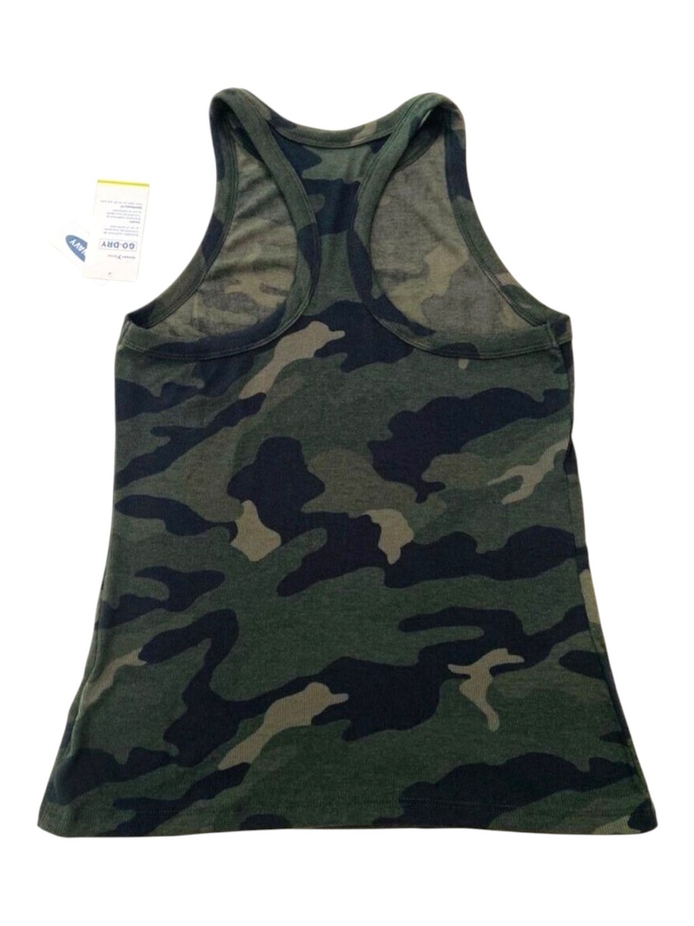 Racer back camouflage top camo racerback stretch ribbed active tank gym workouts